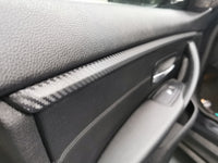 BMW F36 GRAN COUPE INTERIOR DOOR ACCENT TRIM WRAPPING SERVICE - CARBON FINISH ONLY