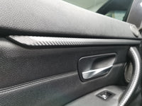 BMW F36 GRAN COUPE INTERIOR DOOR ACCENT TRIM WRAPPING SERVICE - CARBON FINISH ONLY