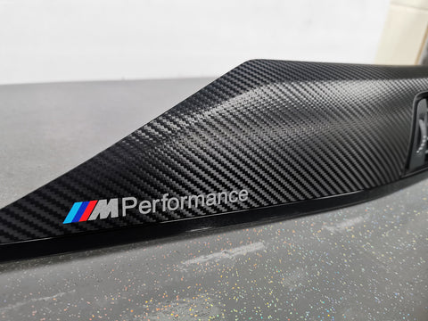 BMW F33 F83 4-SERIES CONVERTIBLE INTERIOR TRIM SET - DEEP TEXTURED GLOSSY CARBON / GLOSS BLACK ACCENT (MTD-TEX)