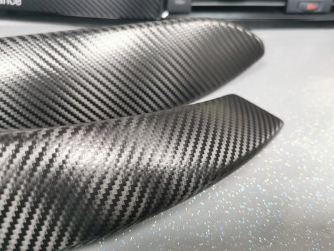 BMW F33 F83 4-SERIES CONVERTIBLE INTERIOR TRIM SET - DEEP TEXTURED GLOSSY CARBON / GLOSS BLACK ACCENT (MTD-TEX)