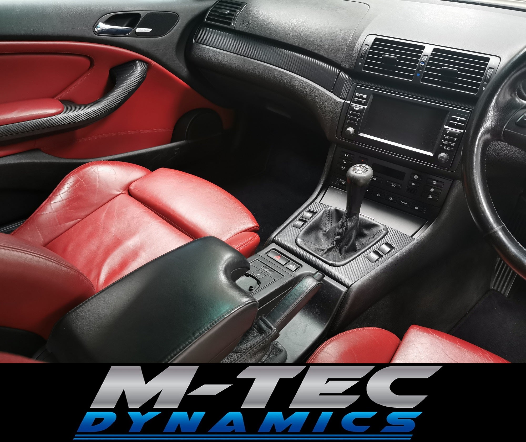 WRAPPING SERVICE - BMW E46 COUPE / CONVERTIBLE INTERIOR TRIM SET - 3D CARBON