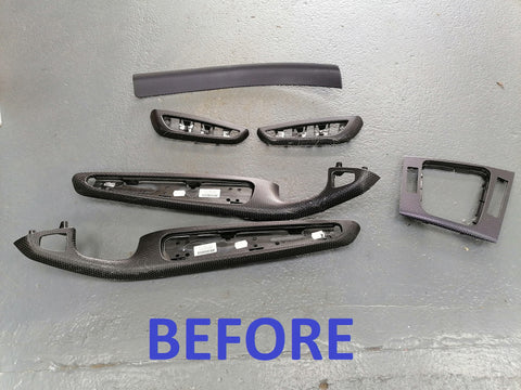 BMW E46 CARBON CUBE REFURB SERVICE FULL TRIM SET