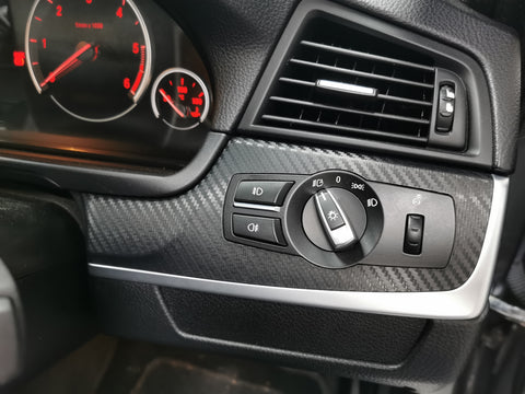 BMW F10 F11 MANUAL INTERIOR TRIM SET -  3D BLACK CARBON
