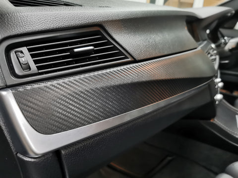 BMW F10 F11 MANUAL INTERIOR TRIM SET -  3D BLACK CARBON