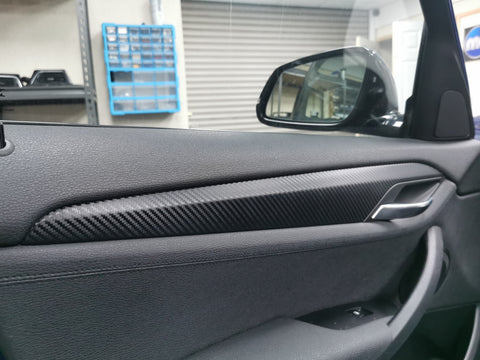 BMW E84 X1 INTERIOR TRIM SET WRAPPING SERVICE - 3D CARBON