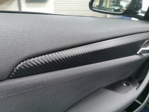 BMW E84 X1 INTERIOR TRIM SET WRAPPING SERVICE - 3D CARBON