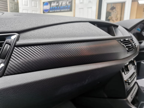 BMW E84 X1 INTERIOR TRIM SET WRAPPING SERVICE - 3D CARBON