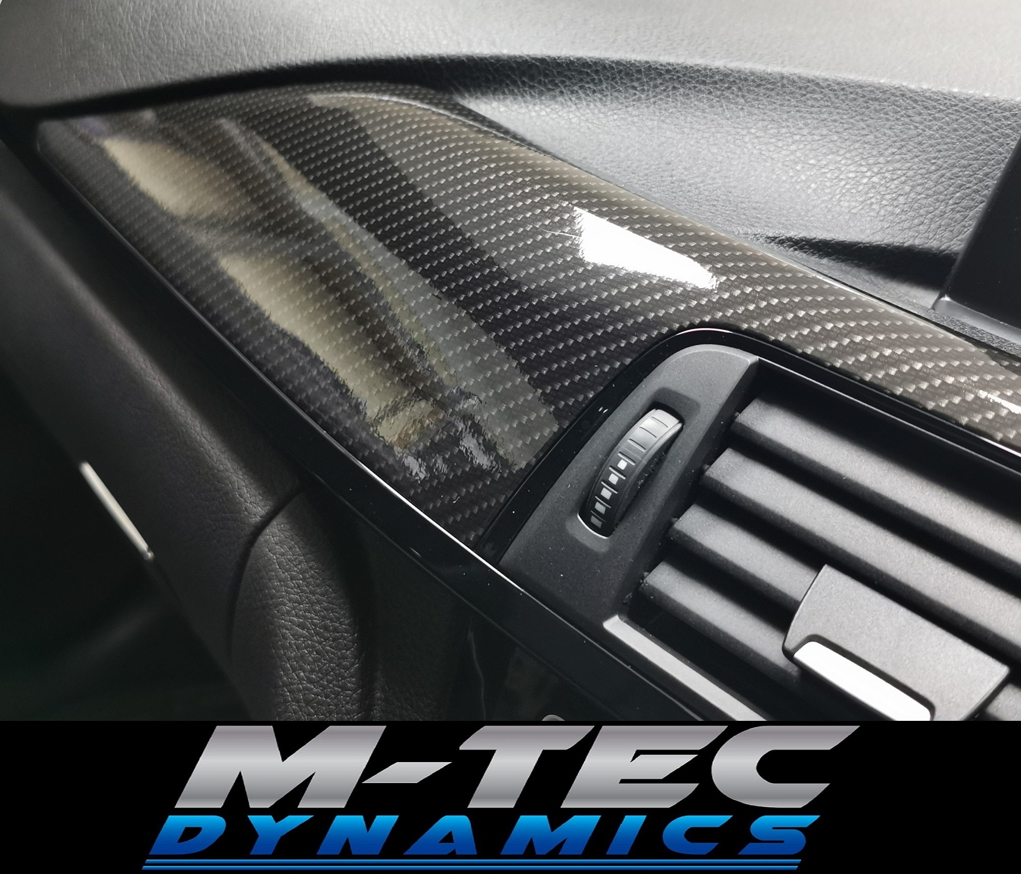 WRAPPING SERVICE - BMW M3 / M4 INTERIOR TRIM SET - HIGH GLOSS CARBON (MTD-HG) - F80 F82