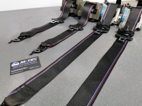 BMW 4-SERIES G22 / G82 M4 COUPE COMPETITION FRONT & REAR SEAT BELT SET