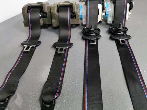 BMW 4-SERIES G22 / G82 M4 COUPE COMPETITION FRONT & REAR SEAT BELT SET