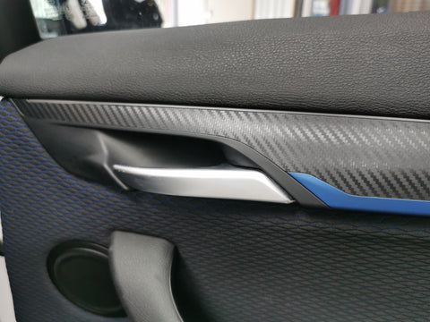 BMW X1 F48 INTERIOR TRIM SET WRAPPING SERVICE - 3D CARBON