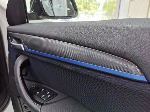 BMW X1 F48 INTERIOR TRIM SET WRAPPING SERVICE - 3D CARBON