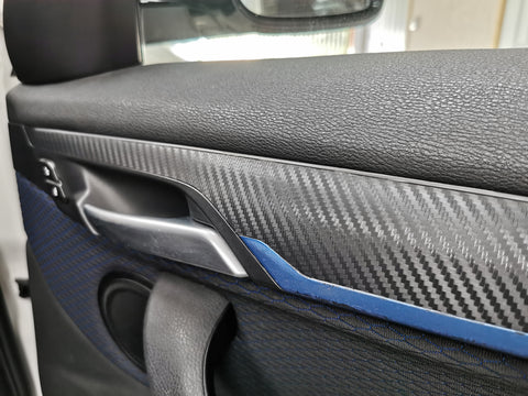 BMW X1 F48 INTERIOR TRIM SET WRAPPING SERVICE - 3D CARBON