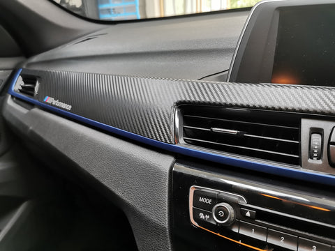 BMW X1 F48 INTERIOR TRIM SET WRAPPING SERVICE - 3D CARBON