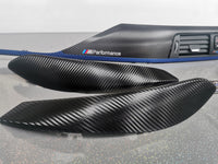 BMW F32 COUPE INTERIOR TRIM SET - TEXTURED CARBON / BLUE ACCENT
