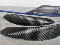 BMW F32 COUPE INTERIOR TRIM SET - TEXTURED CARBON / BLUE ACCENT