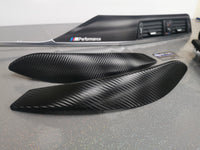 BMW F32 COUPE INTERIOR TRIM SET - TEXTURED CARBON / SILVER ACCENT