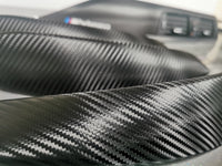 BMW F30 F31 F36 INTERIOR TRIM SET - TEXTURED CARBON / SILVER ACCENT