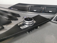 BMW F32 COUPE INTERIOR TRIM SET - TEXTURED CARBON / SILVER ACCENT