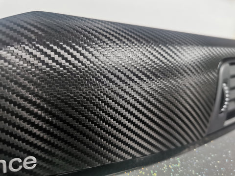 BMW F30 F80 M3 3-SERIES INTERIOR TRIM SET - DEEP TEXTURED GLOSSY CARBON / GLOSS BLACK ACCENT (MTD-TEX)