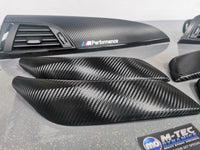 BMW F20 INTERIOR TRIM SET - TEXTURED CARBON / GLOSS BLACK ACCENT