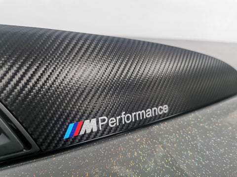 BMW F21 F22 INTERIOR TRIM SET - DEEP TEXTURED GLOSSY CARBON / GLOSS BLACK ACCENT (MTD-TEX)