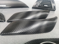 BMW F20 INTERIOR TRIM SET - TEXTURED CARBON / GLOSS BLACK ACCENT