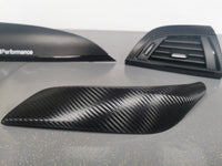 BMW F21 F22 INTERIOR TRIM SET - TEXTURED CARBON / GLOSS BLACK ACCENT