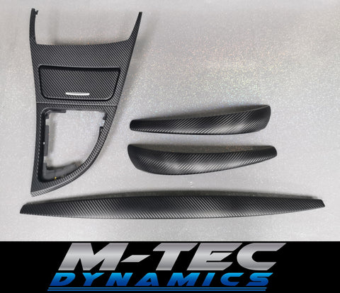 BMW E81 E82 INTERIOR TRIM SET - 3D BLACK CARBON