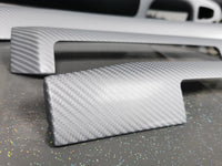 BMW E46 CONVERTIBLE INTERIOR TRIM SET - 4D SILVER CARBON