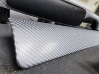 BMW E46 CONVERTIBLE INTERIOR TRIM SET - 4D SILVER CARBON