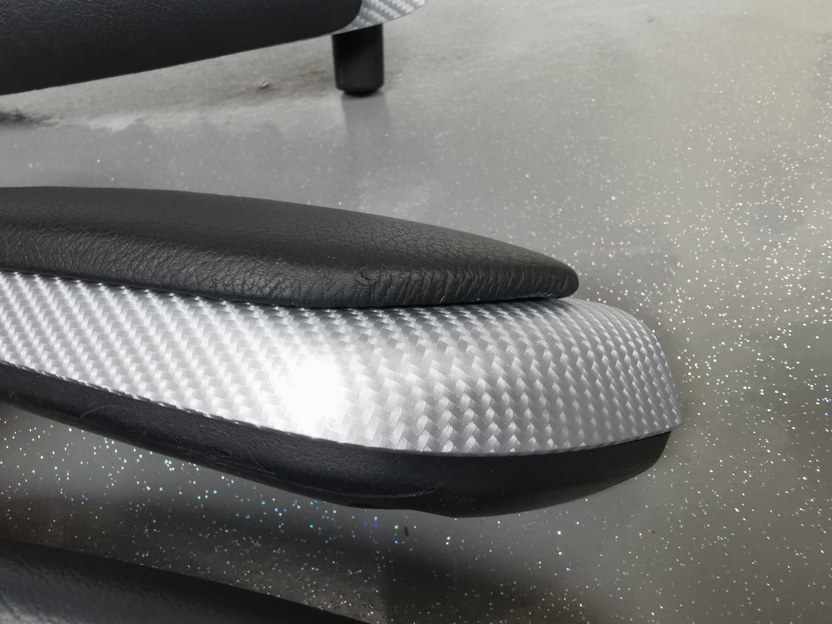 BMW E46 CONVERTIBLE INTERIOR TRIM SET - 4D SILVER CARBON