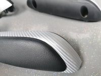 BMW E46 CONVERTIBLE INTERIOR TRIM SET - 4D SILVER CARBON