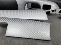 BMW E46 CONVERTIBLE INTERIOR TRIM SET - 4D SILVER CARBON