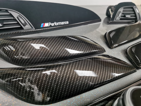 WRAPPING SERVICE - BMW F2X INTERIOR TRIM SET - PERFORMANCE STYE / HIGH GLOSS CARBON (MTD-HG) - F20 F21 F22 F23