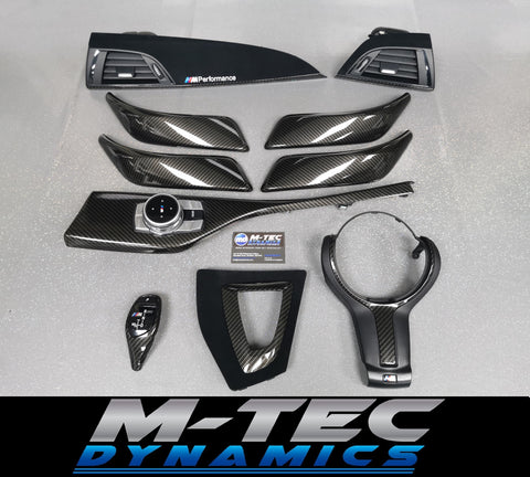 WRAPPING SERVICE - BMW F2X INTERIOR TRIM SET - PERFORMANCE STYE / HIGH GLOSS CARBON (MTD-HG) - F20 F21 F22 F23