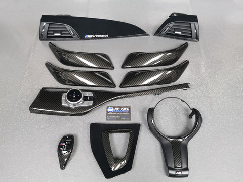 WRAPPING SERVICE - BMW F2X INTERIOR TRIM SET - PERFORMANCE STYE / HIGH GLOSS CARBON (MTD-HG) - F20 F21 F22 F23