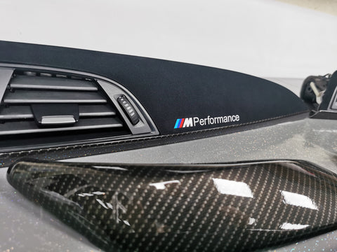 BMW F21 F22 INTERIOR TRIM SET - PERFORMANCE STYLE / HIGH GLOSS CARBON / ALCANTARA (MTD-HG)