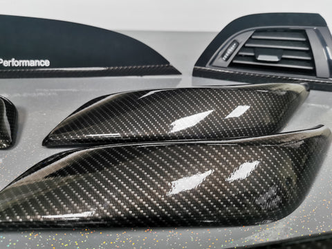 WRAPPING SERVICE - BMW F2X INTERIOR TRIM SET - PERFORMANCE STYE / HIGH GLOSS CARBON (MTD-HG) - F20 F21 F22 F23