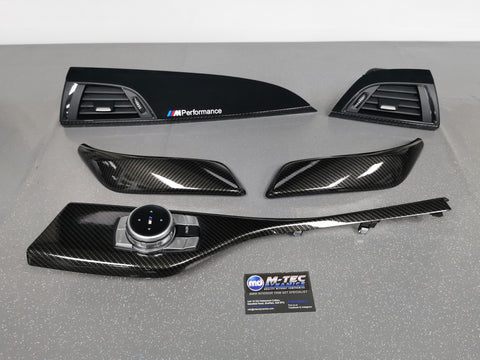 BMW F21 F22 INTERIOR TRIM SET - PERFORMANCE STYLE / HIGH GLOSS CARBON / ALCANTARA (MTD-HG)