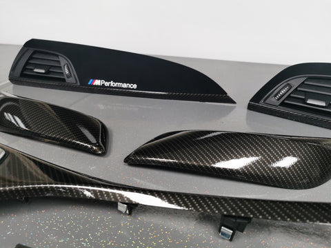 BMW F21 F22 INTERIOR TRIM SET - PERFORMANCE STYLE / HIGH GLOSS CARBON / ALCANTARA (MTD-HG)