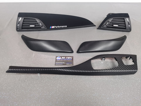 BMW F23 CONVERTIBLE PERFORMANCE STYLE INTERIOR TRIM SET - 3D CARBON