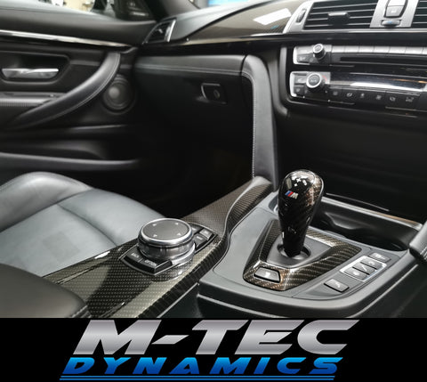 WRAPPING SERVICE - BMW M3 / M4 INTERIOR TRIM SET - HIGH GLOSS CARBON (MTD-HG) - F80 F82