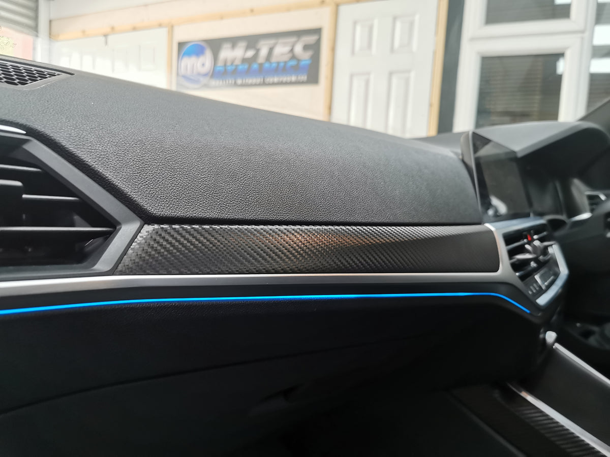 WRAPPING SERVICE - BMW G20 G21 G22 G26 GC - DEEP TEXTURED GLOSSY BLACK CARBON (MTD-TEX)