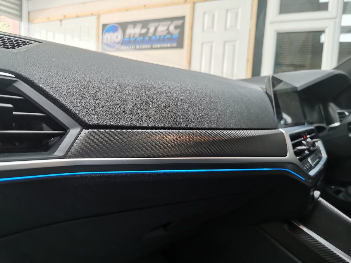 BMW G22 / G26 GC INTERIOR TRIM SET - TEXTURED BLACK CARBON (MTD-TEX)