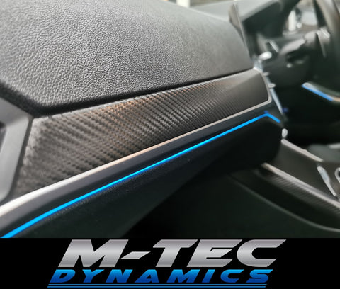 BMW G20 G21 PERFORMANCE STYLE INTERIOR TRIM SET - DEEP TEXTURED GLOSSY BLACK CARBON (MTD-TEX)