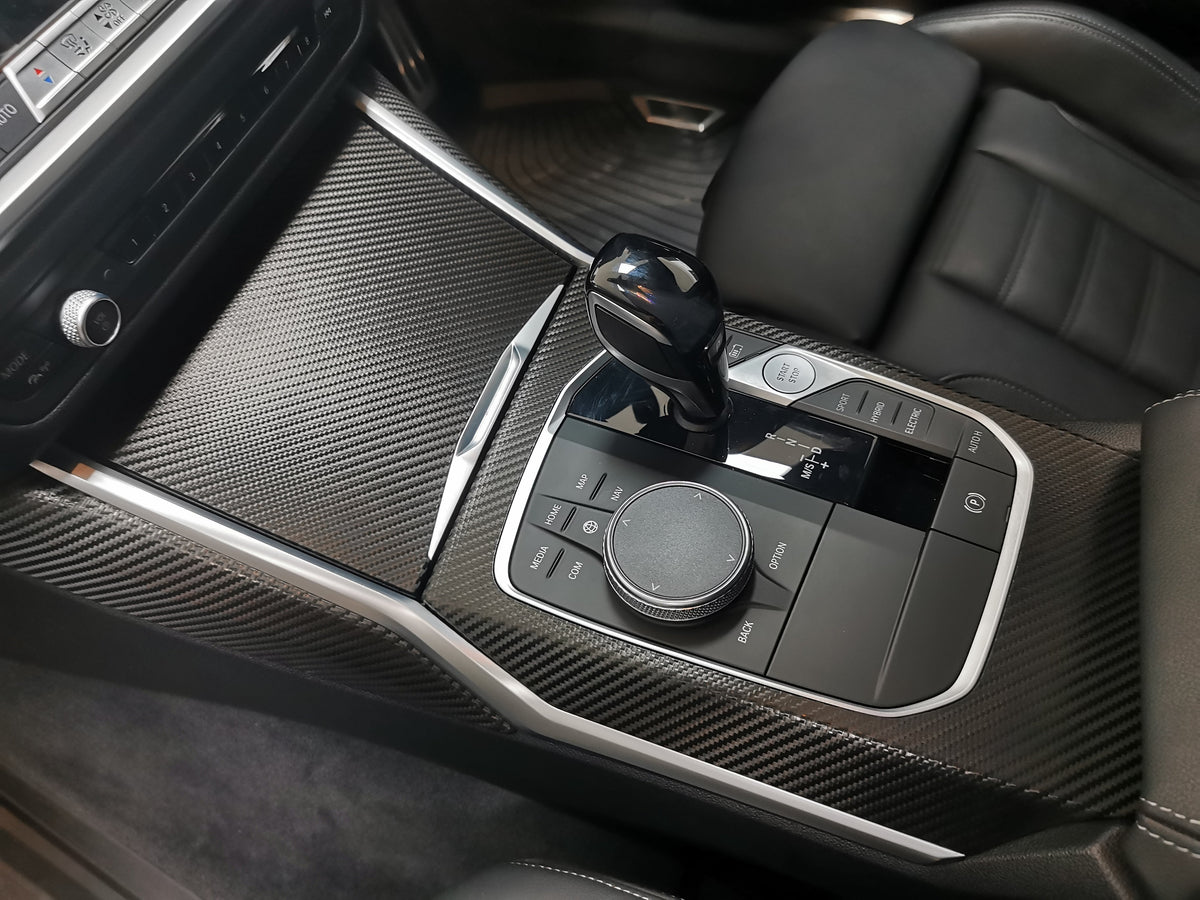 BMW G22 / G26 GC INTERIOR TRIM SET - TEXTURED BLACK CARBON (MTD-TEX)