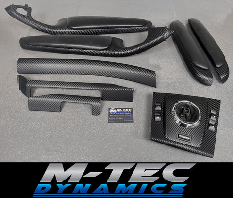 BMW E46 COUPE M3 SMG 3D BLACK CARBON INTERIOR TRIM SET