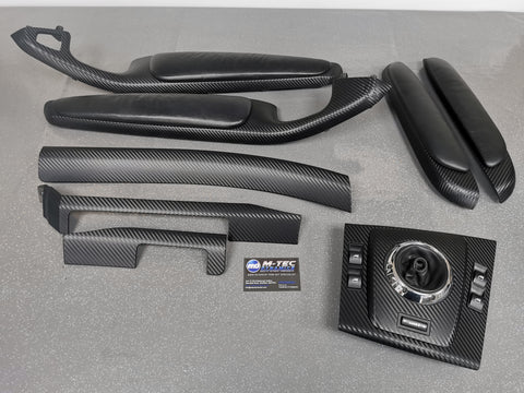 BMW E46 COUPE M3 SMG 3D BLACK CARBON INTERIOR TRIM SET