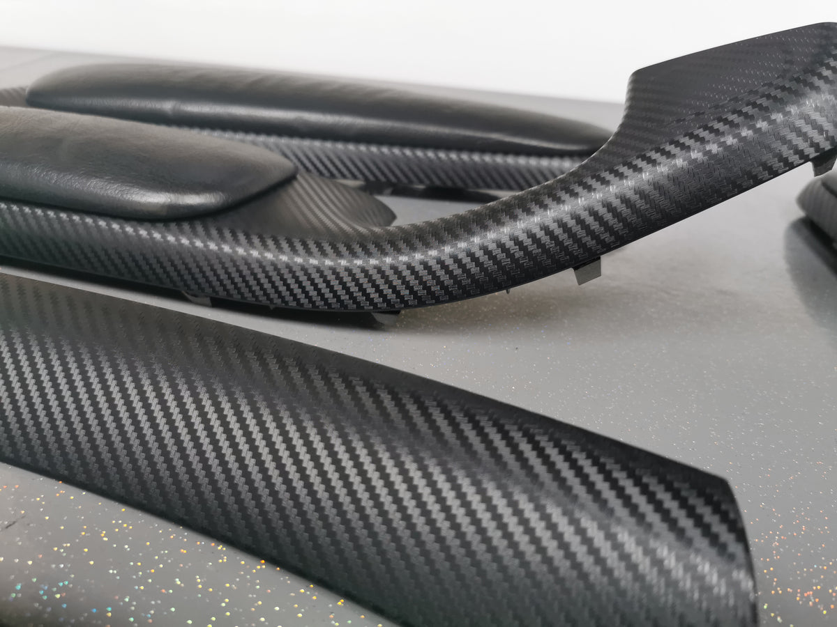 BMW E46 COUPE INTERIOR TRIM SET - 3D BLACK CARBON